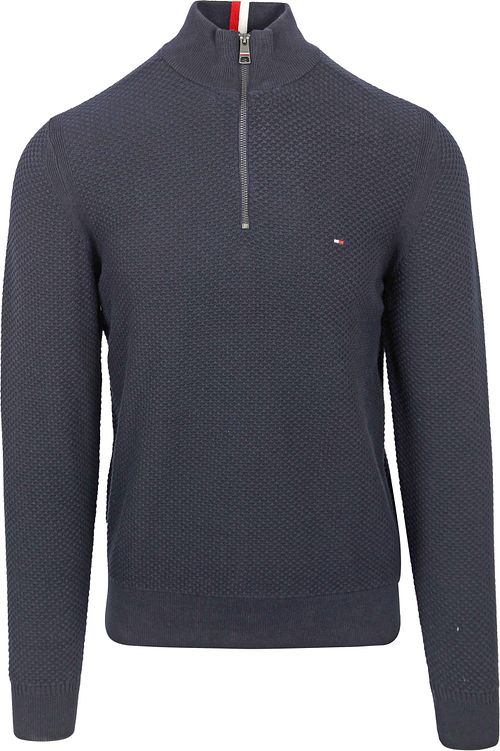 Tommy Hilfiger Half Zip Pullover Structure Navy Product