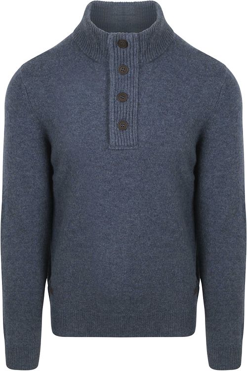Barbour Sweater Mocker Laine Indigo