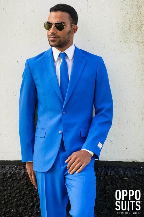 OppoSuits Blue Steel Kostüm Model / Voorkant