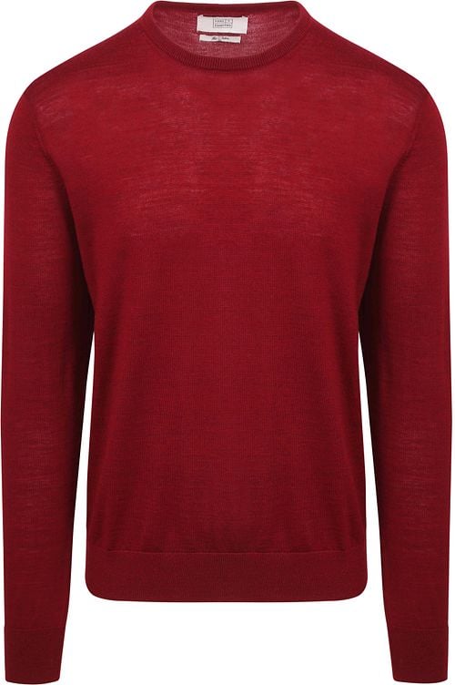 King Essentials The John Pullover Merino Rood Product