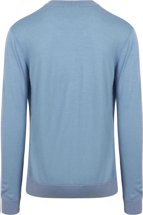 KnowledgeCotton Apparel Wollpullover Hellblau Product / Achterkant