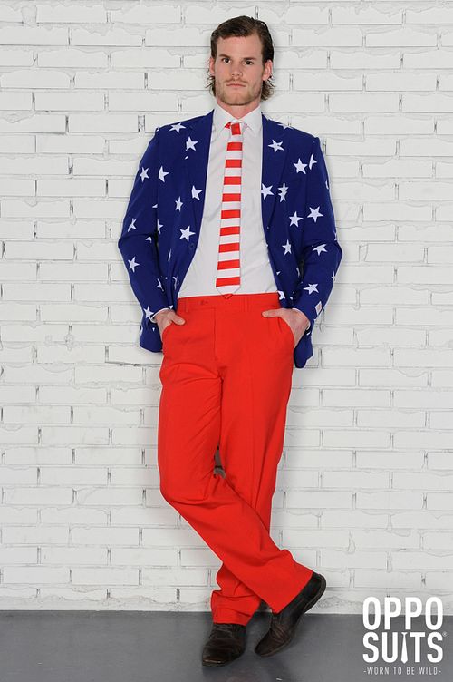 OppoSuits Stars and Stripes Suit Model / Sfeerbeeld