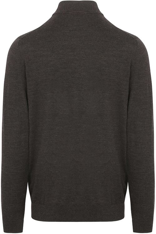 Profuomo Turtleneck Trui Merino Donkerbruin Product / Achterkant