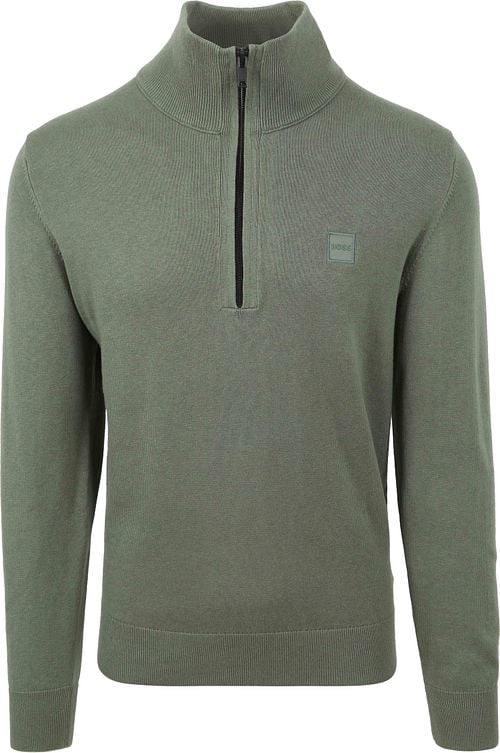 BOSS Kanobix Half Zip Sweater Green Product