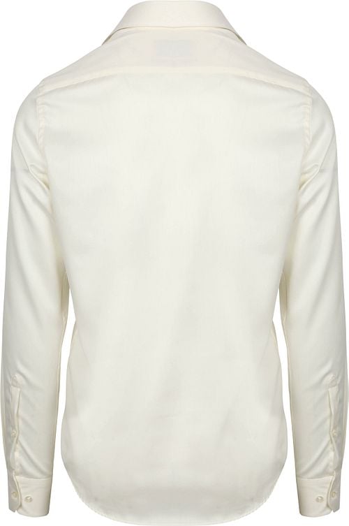Suitable Shirt Extra Long Sleeves Twill Ecru