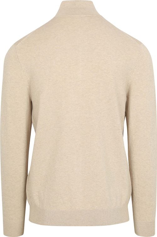 Profuomo Cardigan Luxury Basic Ecru Product / Achterkant