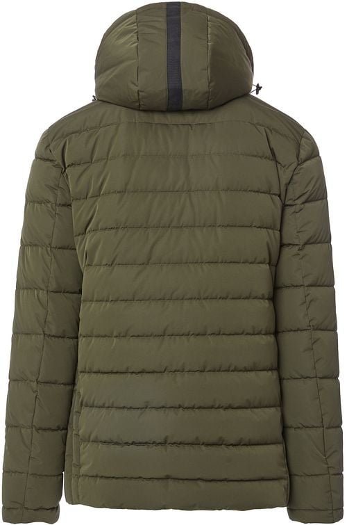 Casa Moda Jacke Hooded Puffer Olivgrün Product / Achterkant