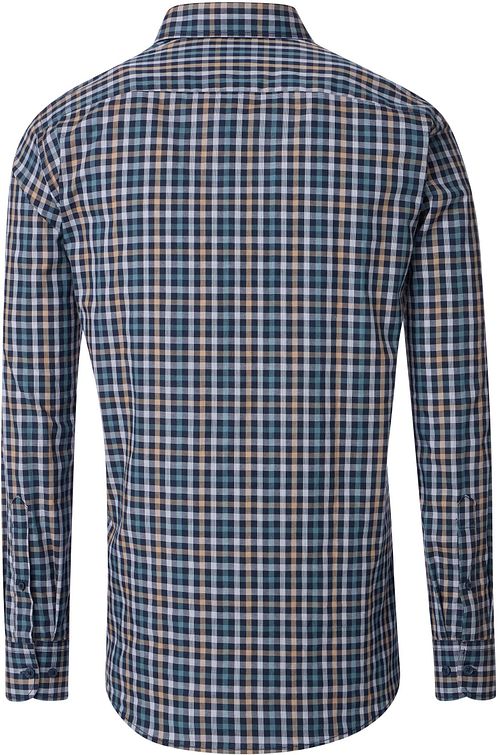 Casa Moda Casual Shirt Checks Navy Multicolour Product / Achterkant