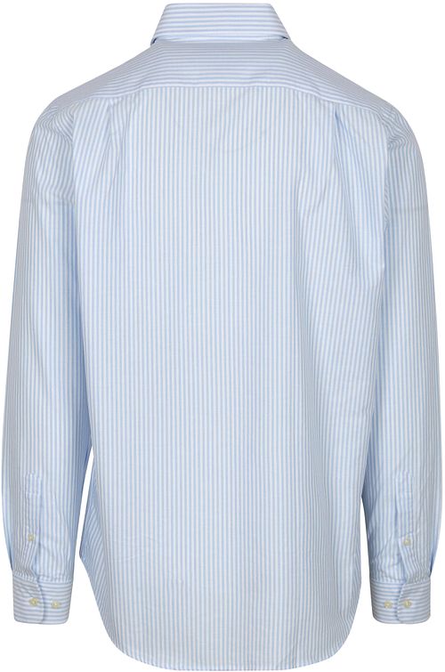 Steppin' Out Hemd Oxford Streifen Hellblau Product / Achterkant