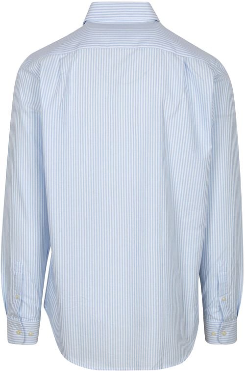 Steppin' Out Shirt Oxford Stripes Light Blue Product / Achterkant