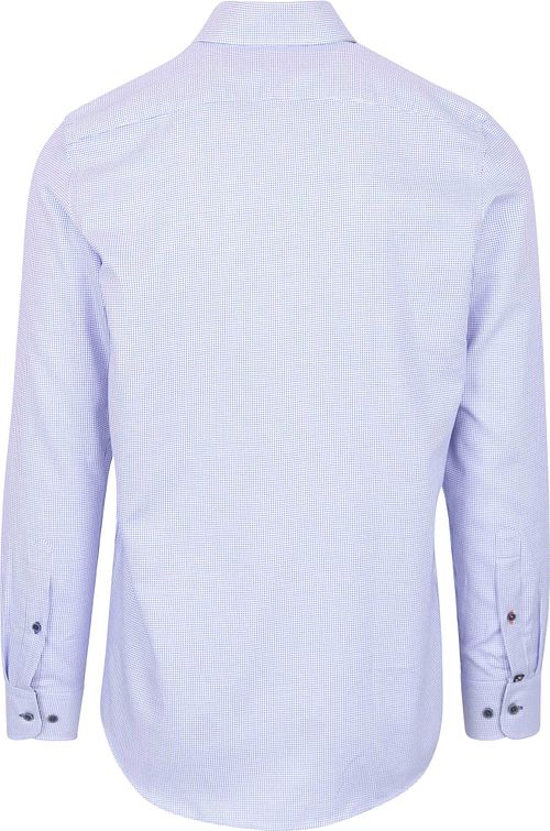Suitable Twill Shirt Print Light Blue Product / Achterkant