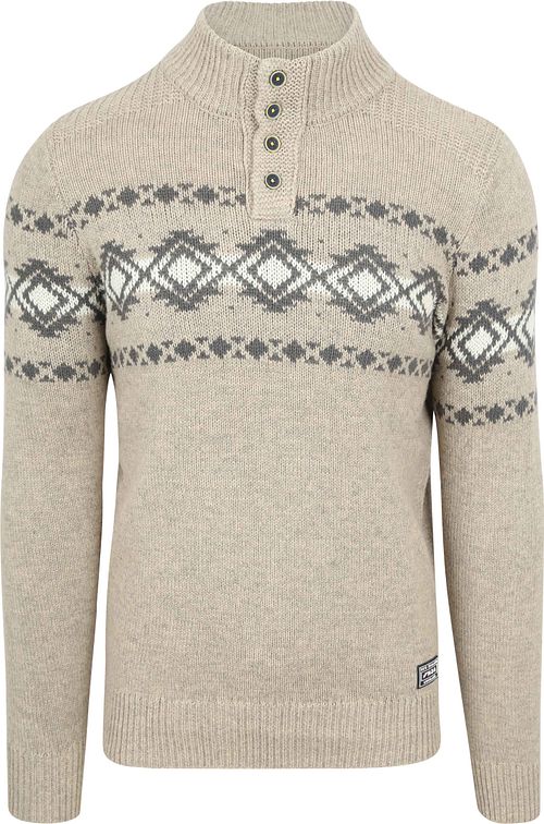 NZA Mocker Sweater Wool Mix River Greige Product