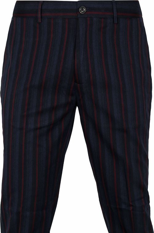 Scotch and Soda Mott Chino Stripe Navy Product / Detail