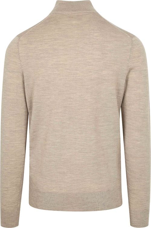 Suitable Merino Half Zip Sweater Sand