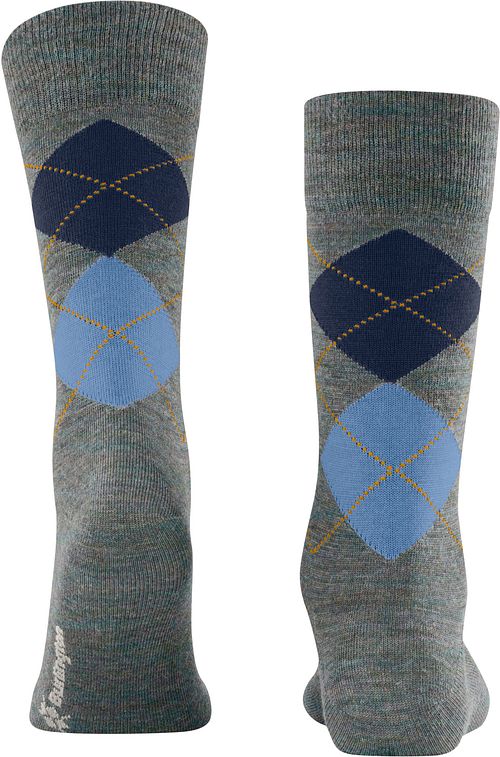 Burlington Wool Edinburgh Melange Grey 6337 Product / Achterkant
