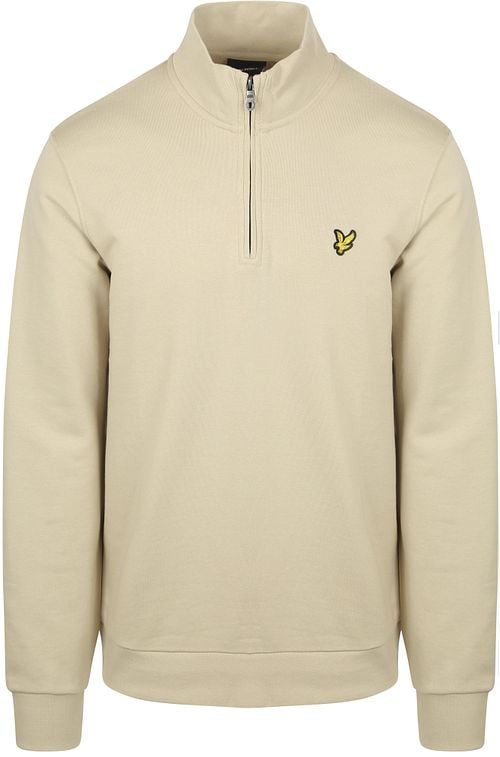 Lyle & Scott Sweat Half Zip Greige Product