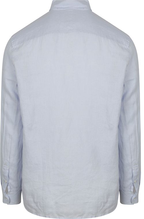 Scotch and Soda Leinenhemd Hellblau Product / Achterkant