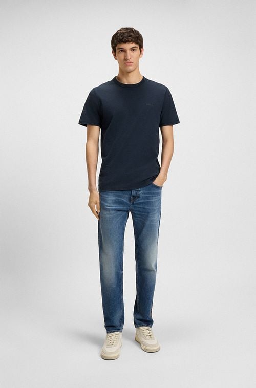 BOSS T-shirt Tegood Navy Model / Voorkant