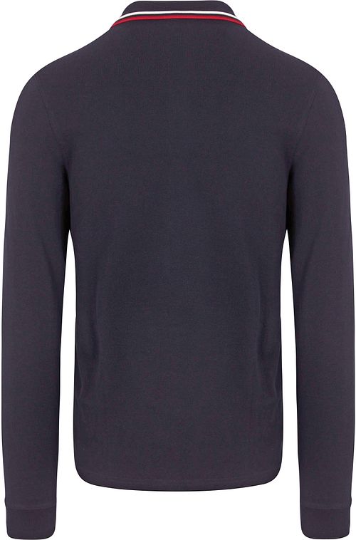 Polo à manches longues Fred Perry Marine T55 Product / Achterkant