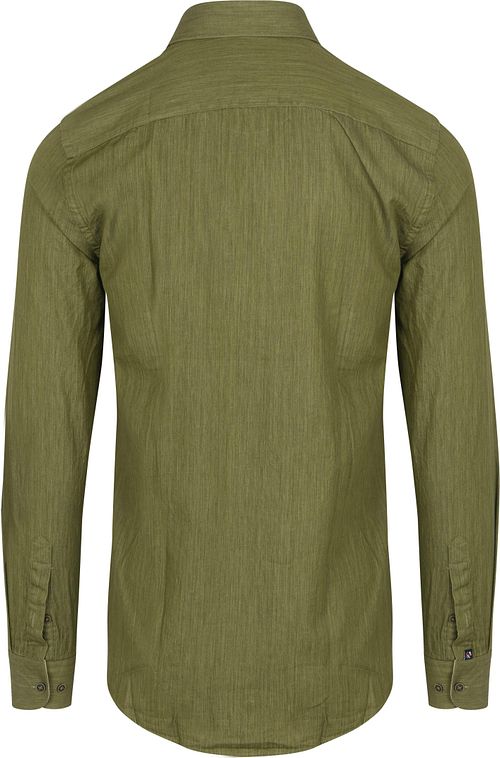 Suitable Shirt Washed Green Product / Achterkant