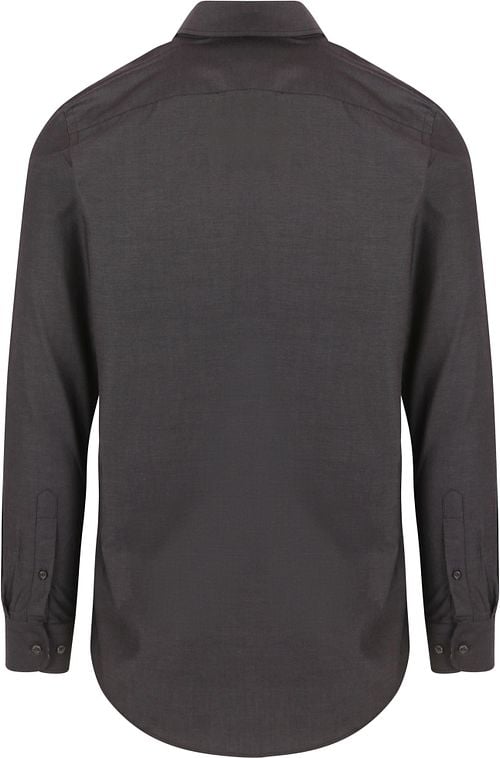 Suitable Twill Overhemd Antraciet Product / Achterkant
