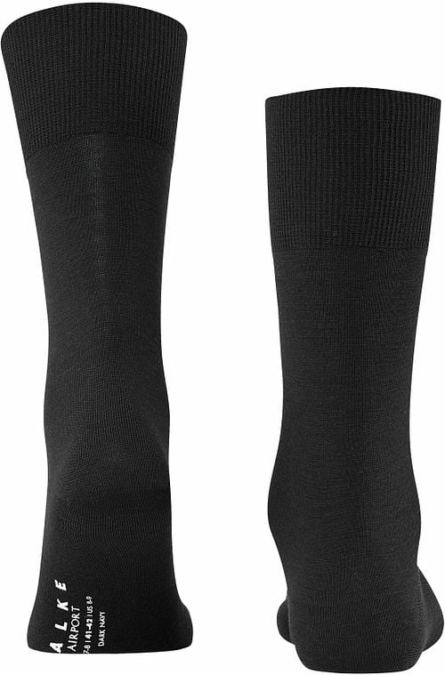 Falke Airport Socks Black 3000 Product / Achterkant