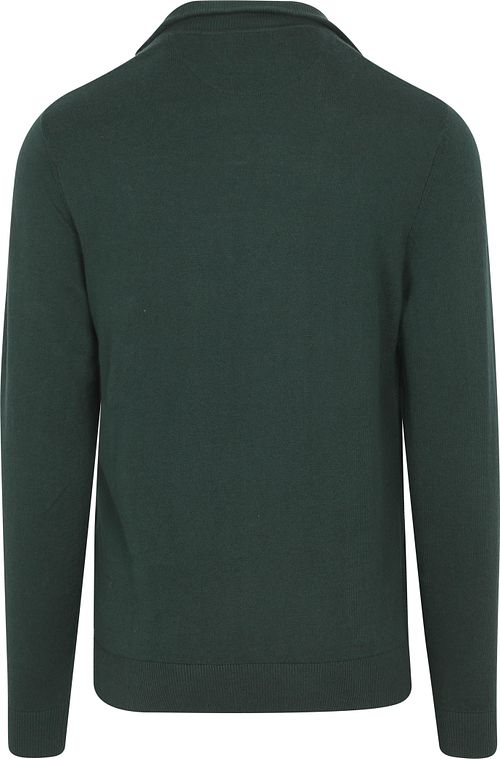 McGregor Half Zip Pullover Merino Wool Pine Green Product / Achterkant