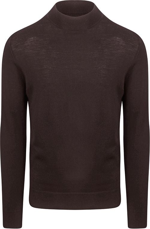 Profuomo Turtleneck Pullover Merino Dark Brown Product