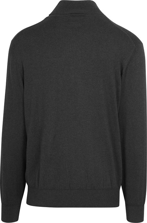 Steppin' Out Rollneck Pullover Cotton Cashmere Anthracite Product / Achterkant
