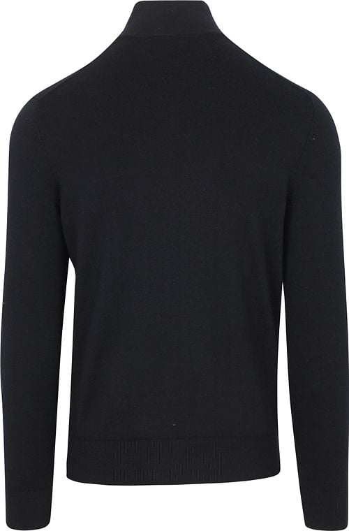 Steppin' Out Half-Zip Pullover Cotton Cashmere Navy Product / Achterkant