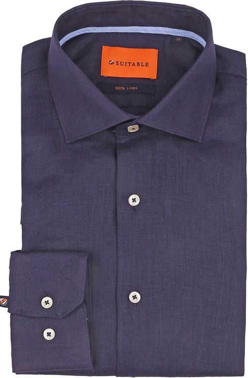 Suitable Shirt Linen Navy Product