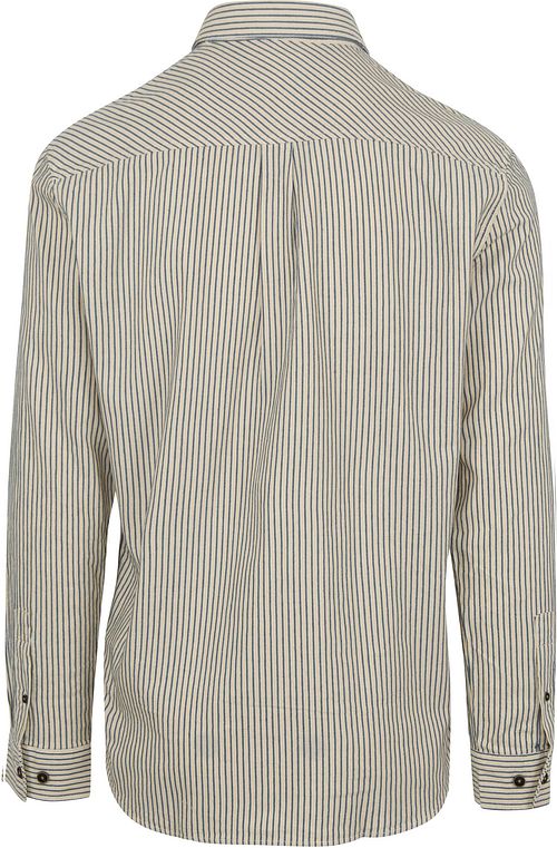 Anerkjendt Chemise Konrad Rayures Bleu Product / Achterkant