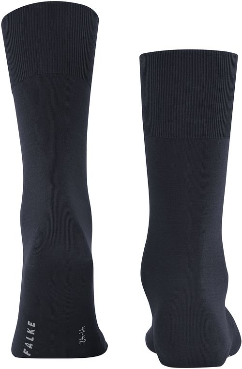 Falke ClimaWool Sok Donkerblauw 6370 Product / Achterkant