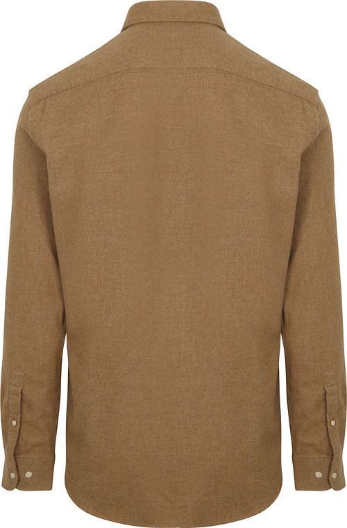 McGregor Overhemd Flanel Melange Camel