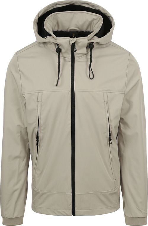 No Excess Jacket Half Long with Hood Beige Product