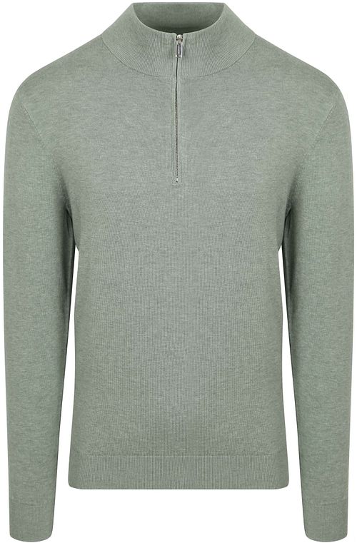 Profuomo Pullover Half Zip Luxury Basic Vert Product