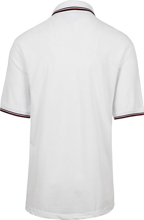 Tommy Hilfiger Big And Tall Polo Shirt White Product / Achterkant