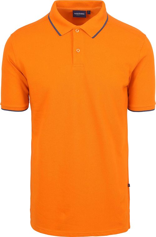Suitable Respect Polo Shirt Tip Ferry Orange Product