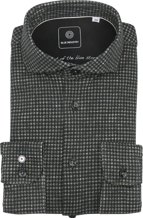 Blue Industry Shirt Print Olive Product