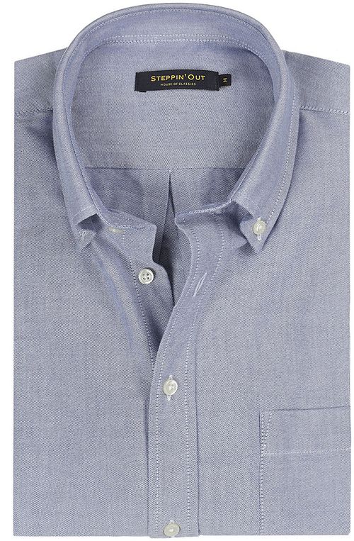 Steppin' Out Shirt Oxford Melange Blue Product