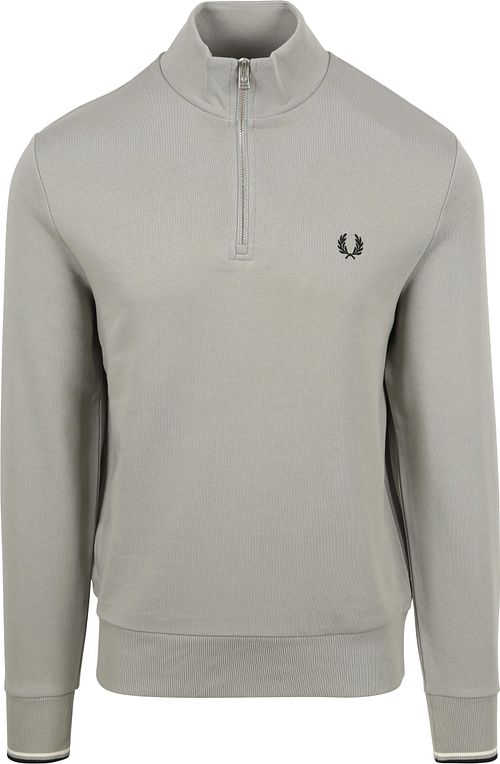 Fred Perry Pull Demi-Zip Limestone Gris Product