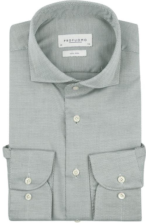 Profuomo Basketweave Shirt Green Product