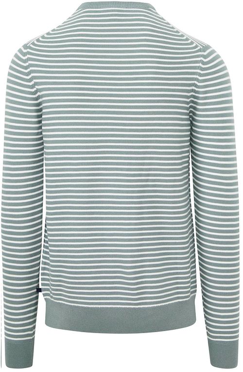 Suitable Respect Pullover Otto Green Stipe Product / Achterkant