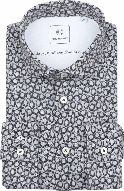Blue Industry Shirt Print Grey Product