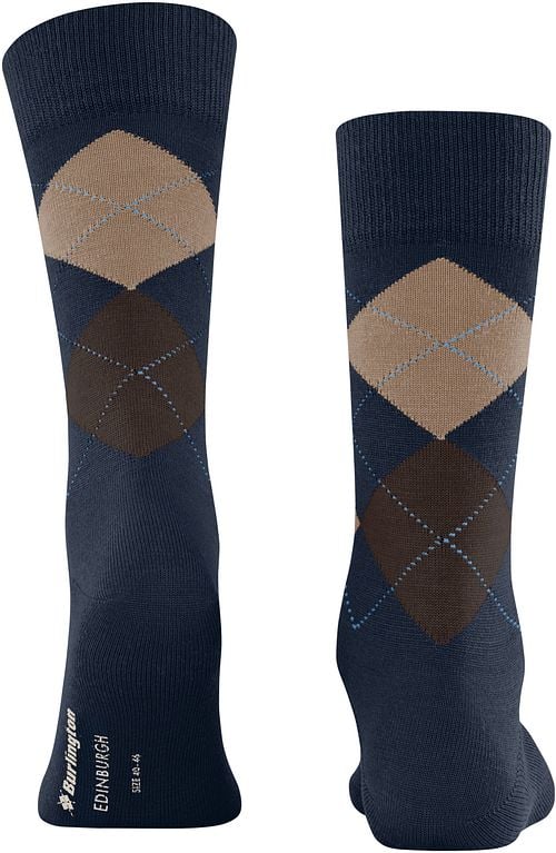 Burlington Wolle Edinburgh Blau 6121 Product / Achterkant