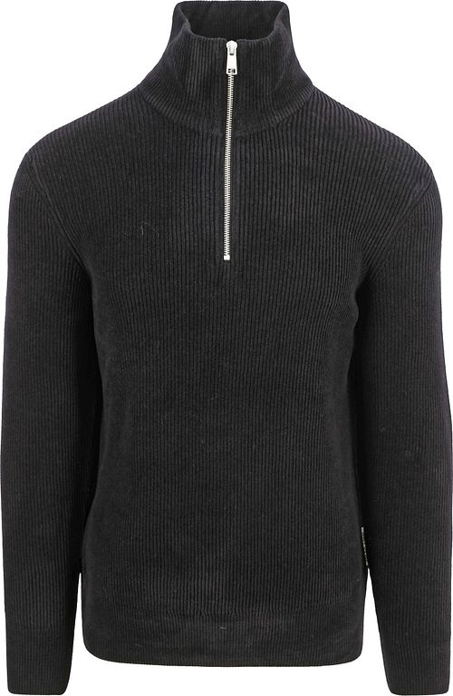 Marc O'Polo Half Zip Pullover Corduroy Schwarz Product