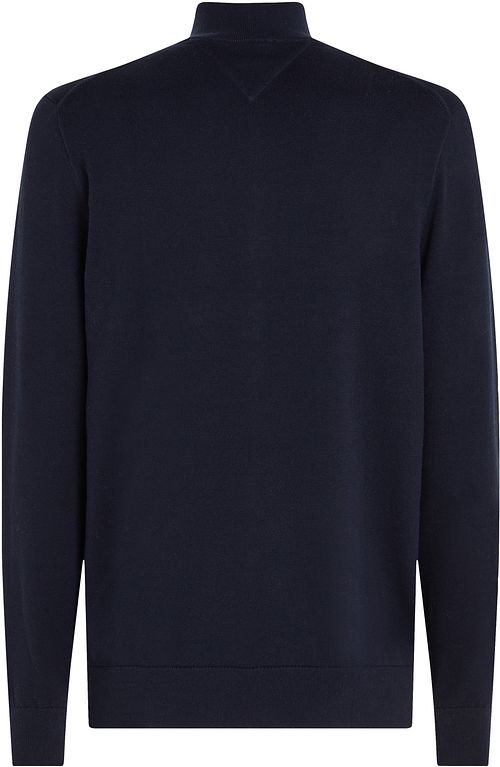 Tommy Hilfiger Cardigan Zip Navy Product / Achterkant