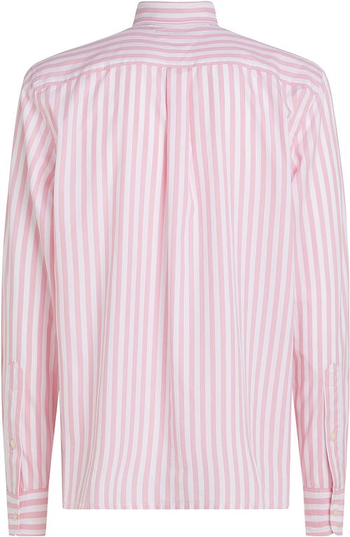 Tommy Hilfiger Poplin Shirt Stripes Pink Product / Achterkant