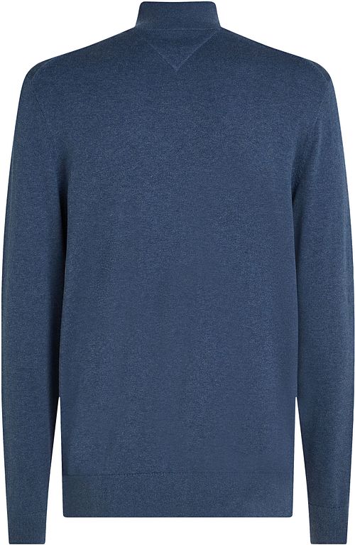 Tommy Hilfiger Strickjacke Zip Indigo Product / Achterkant