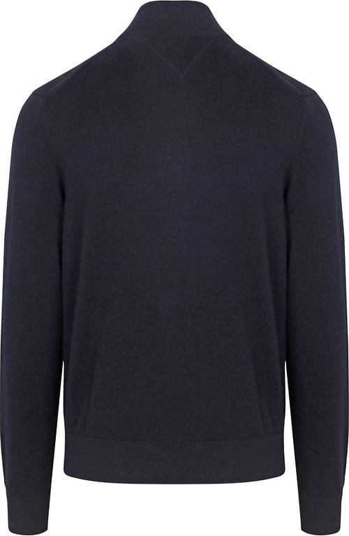 Tommy Hilfiger Half Zip Pullover Navy Product / Achterkant